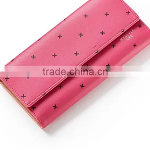 2016 Newest Zip Genuine Leather Women Wallet, Zip Clutch Wallet thumbnail-5