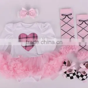Baby Girls Tutu Skirt Sets Hair Bands Dress Socks Shoes Tutu Skirt Sets thumbnail-6