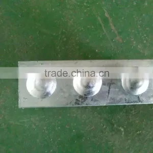 Suspension Clamp With 3 Bolts / Electric Galvanized Steel Cable Clamp thumbnail-2