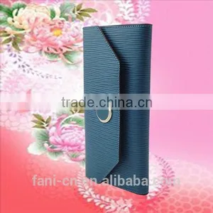 Elegant and Stylish With Snap Fastener&zipper Design Clutch Leather Wallet for Women thumbnail-6