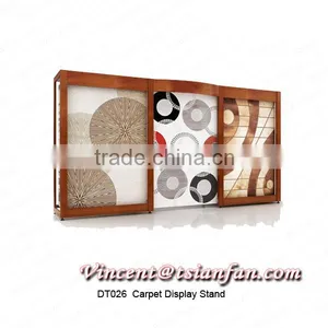 Arc Push-pull Carpet Display Stand /Triple Carpet Display Stand/carpet Rack-DT026 thumbnail-1