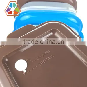 128*105*65mm PP Blue Useful Plastic Food Container/nice Bento Box thumbnail-1