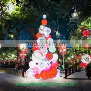 2016 Christmas Tree Light LED 3D Motif Light Ball Cone Tree Light thumbnail-1