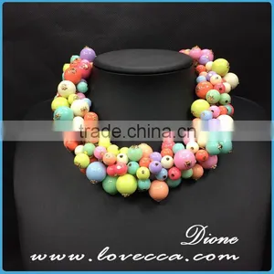 New Fashion Wholesale Women Stones Trendy Beads Necklace for Sale thumbnail-2