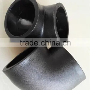 High Quality Plastic PVC/PE Hdpe Pipes and Fittings 90 Degree Elbow thumbnail-6