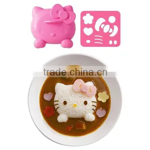 Cheapest Kitchen Plastic Cat Shaped Sushi Rice Mold/plastic Mold Making thumbnail-1