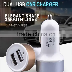 2016 Hot Selling Portable Double Micro USB Car Charger For Apple and Andriod Device thumbnail-1