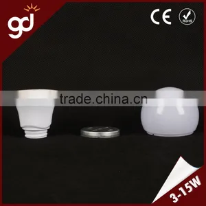 2016 New Design IP20 Round Shade Plastic and Aluminum Led Bulb Parts thumbnail-2