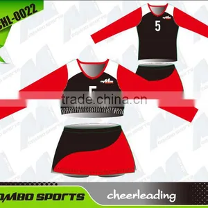 Diferent Type Subliamtion Wholesale Spandex Cheerleading Uniforms thumbnail-1