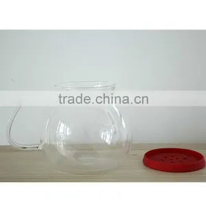 Borosilicate Glass Storage Jar With Lid With Handle N6470 thumbnail-6
