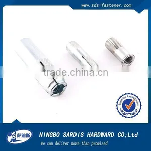 Grade 4.8 Carbon Steel Yellow Zinc Plated Hex Bolt Sleeve Anchor for Concrete thumbnail-1