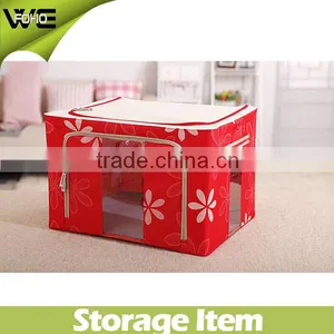 Wholesale Custom High Quality Home Foldable Fabric Storage Box Living Box Storage thumbnail-1