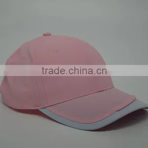 PINK COLOR BASEBALL CAP, BLANK COTTON PINK HATS thumbnail-4