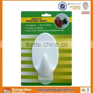 Oval Plastic Sticker no Screws Hanging Adhesive Door Hooks thumbnail-4