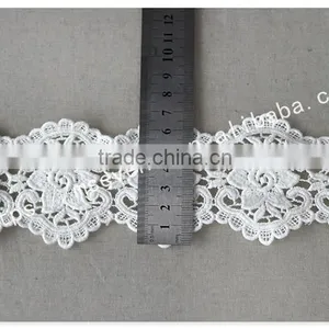 New Arrival Polyester Water Soluble Embroidery Saree Lace and Border Wholesale thumbnail-6