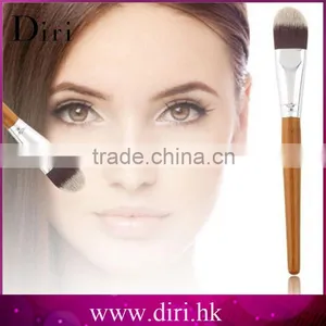 Women Beauty Bamboo Handle Makeup Face Foundation Brush thumbnail-1