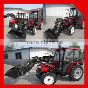 Small Garden Tractor Loader Backhoe thumbnail-1
