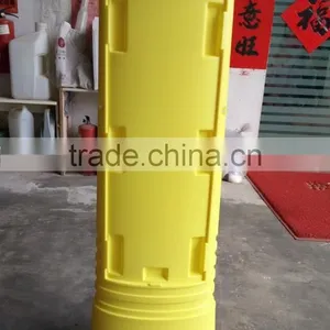 OEM Blow Molding Plastic Advertising Signs Yellow Warning Board Safety Facilities thumbnail-2