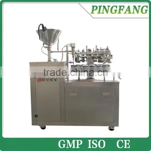 JGF Metal Hose-end Closure, Tube Filling Sealing Machine for the Ointment, Hair Dyes, Pigments, Toothpastes thumbnail-1