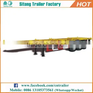 Wholesale Factory Direct Skeletal Semi Trailer Customized Container Delivery Trailer for Sale thumbnail-1
