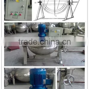 Tilting Stainless Stee Electric Heating Jacketed Kettle thumbnail-6