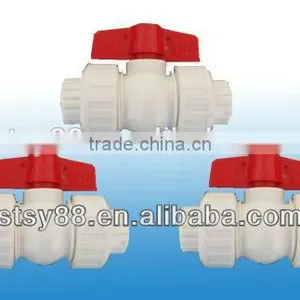 Good Price Plastic Pipe Valve, PPR Plastic Double Union Ball Valve for Water Pipe thumbnail-4
