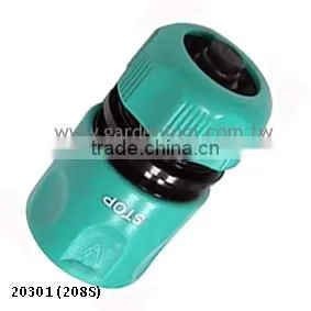 1/2" Plastic Swivel Hose Connector With Stop thumbnail-1