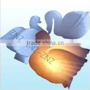 Hand Carved Dove Shape White Himalayan Crystal Salt Lamps thumbnail-1