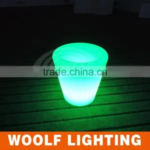 Plastic Rechargeable Remote Color Changing LED Ice Bucket Wine Bucket thumbnail-5