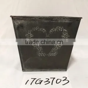 Nanning Wholesale Cheap Home Goods Products Indoor Decorative Tall Square Pot Planter thumbnail-2