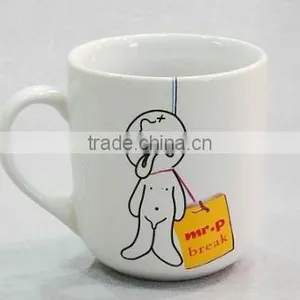 11oz Porcelain Mug With Heart-shaped Handle 11oz Ceramic Mug With Big Handle thumbnail-5