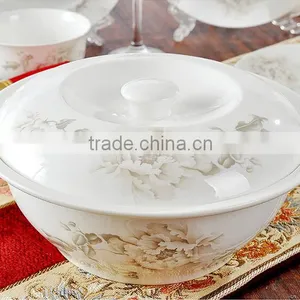 KC-00667 Bone China Dinnerware Set With Flower Printing thumbnail-3