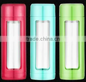 New Product Borosilicate Glass Water Bottle With Fruit Infuser thumbnail-5