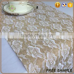 Awards Banquet Table Runner Polyester Jute Fabric thumbnail-4