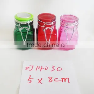 90ml Mini Glass Sealed Canister With Lid ZJ14030 thumbnail-1