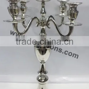 Nickel Plated Candelabra Centerpieces Wedding thumbnail-6