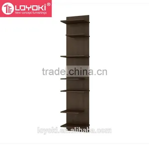 Original Wood Ladder Shelf Captivating Floating 8 Tier Shelves Wall Mounted Shelf Wholesale thumbnail-4