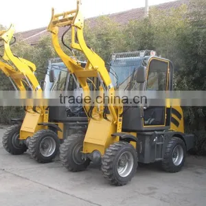 Hot Sale 4WD Mini 0.8ton 800KG HZM908 ZL08 Wheel Loader thumbnail-1