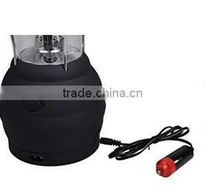 3 Mode 36 LED Hand Crank Solar Lantern Bright Rechargeable Outdoor Camping Light thumbnail-6