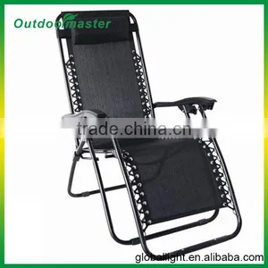 Classical Black Zero Gravity Chair Beach Chair thumbnail-1
