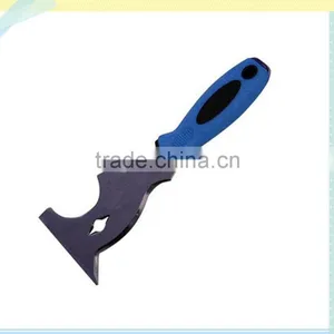 9-in- Scraper With Soft Grip Stainless Steel Blade Metal End Cap Putty Knife Scraper thumbnail-1
