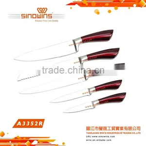 A3377 Deluxe Design High Quality Stainless Steel Kitchen Knife Set thumbnail-3