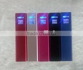 Mini Rechargeable 2600mAh Cuboid Shape Portable Metal Sales Promotion Gift Power Bank thumbnail-1