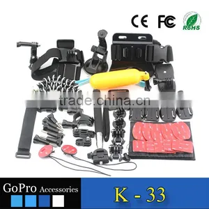 2016 Hot Selling 44 in 1 Products Kit Used for Gopros Heros 4 Accessories Kit Mount thumbnail-3