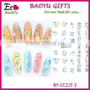 Hogift Hot Selling Flower Nail Sticker,3D/Water Printing Japan Fashion Nail Art Decals thumbnail-3