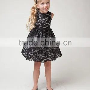 High Quality Infant Girl Dresses for Party Baby Girl Baptism Dress Lace Ribbon Belt Kids Elegance Princess Dress for Occasion thumbnail-2
