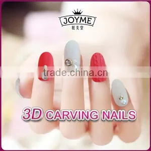 Best Selling Free False Nails Thress Colors With Metal Beauty Fake Nail Tip thumbnail-2