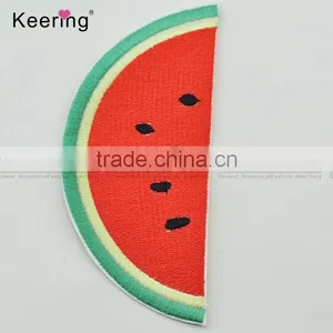 Colorful Watermelon Fruit Custom Embroidery Textile Patch WEF-060 thumbnail-1