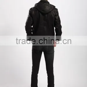 Fashion New Style Motorcycle Leather Jacket Men thumbnail-6