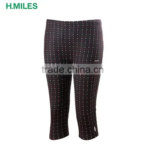 Anti-UV Ladies Women's Stretch Yoga Running Capri Legging thumbnail-1